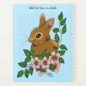 Lapin Lapin Fleurs Roses (Dos)