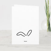 Lapin Lapin Je t'aimerai toujours Carte de voeux (Dos)