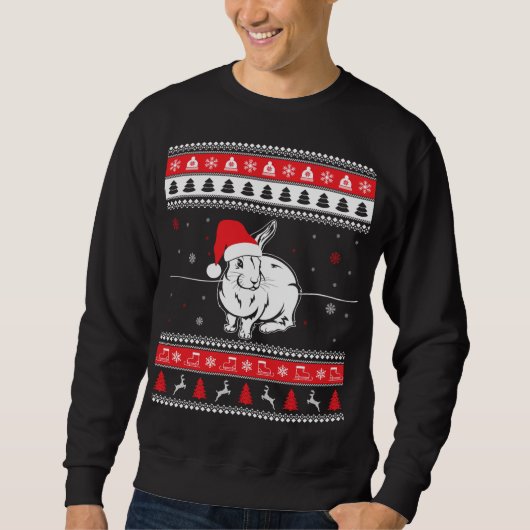 Lapin Lapin Vilain Sweat De Noël (Devant)