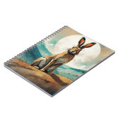 Lapin lièvre sous la Pleine lune | Carnet (Côté gauche)