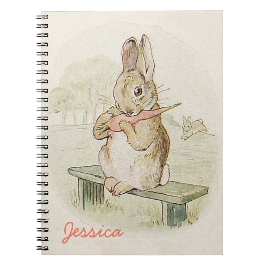 LAPIN MANGEANT UNE CAROTTE, CARNET MIGNON DE LAPIN (Devant)