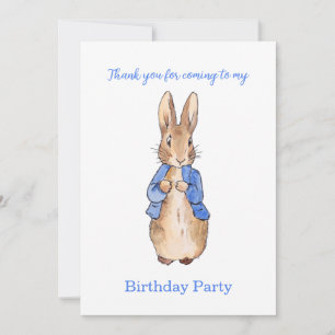 Lapin Merci Invitation