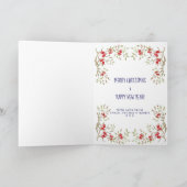 Lapin mignon de neige de carte de vacances de (Intérieur)