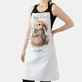 Lapin Mignon Joyeuses Pâques Tablier de Cuisine (Insitu)