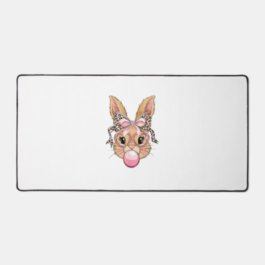 Lapin Mignon Visage de Lapin Lunettes de Léopard F (Recto)