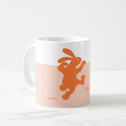 Lapin Orange Orange ! Mug (Devant gauche)