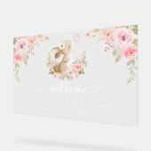 Lapin, Papillon, Fleurs, Bienvenue pour le premier (Angle)
