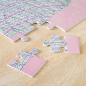 Lapin Plaid Rabbit Joyeux Puzzles de Pâques (Côté)