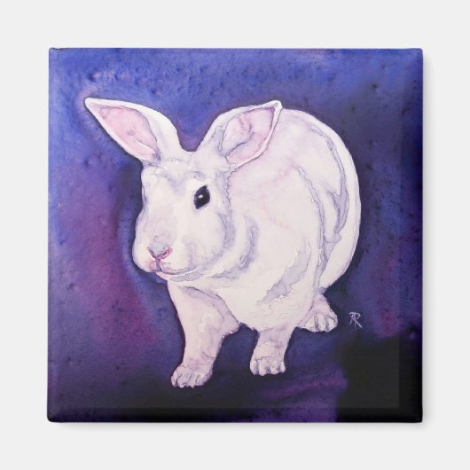 Lapin Rabbit Magnet - "Somebunny's Here" (Devant)