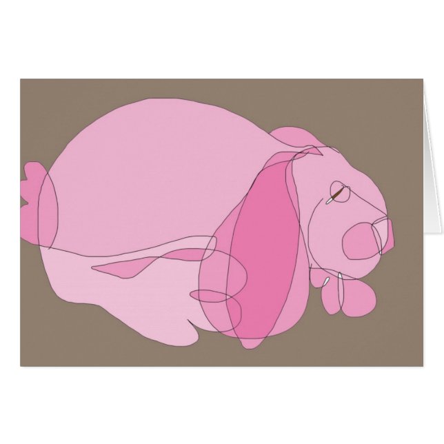 Lapin rose (Devant horizontal)