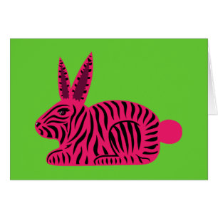 Lapin rose Zebra
