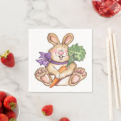 Lapin - serviettes en papier (En situation)
