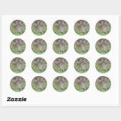 Lapin Silly Manger Stickers Déjeuner (Feuille)