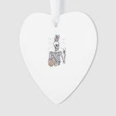 Lapin squelette de Pâques Rock Hand Rocker Garçons (devant)
