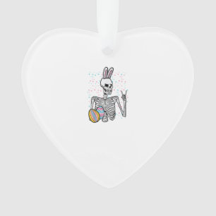 Lapin squelette de Pâques Rock Hand Rocker Garçons