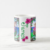 Lapin tropical customisé avec la tasse initiale de (Centre)