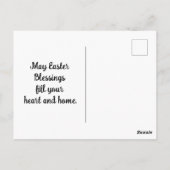 Lapin vintage Avec Carte Postale Chick (Dos)