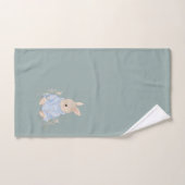 lapin vintage Beatris avec des fleurs (Serviette à main)