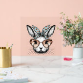 Lapin Visage Pâques Léopard Lunettes Filles Femmes (Mariage)