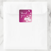 Lapins à neige japonais et Stickers Merci Sakura (Sac)