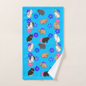 Lapins à oreilles de disquette (Serviette à main)