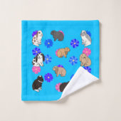 Lapins à oreilles de disquette (Gant de toilette)