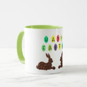 Lapins au chocolat Mug Combo de Pâques (Devant gauche)