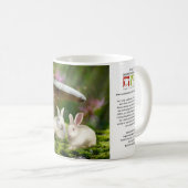 Lapins au pays des merveilles (lapins et tasse de (Devant droit)