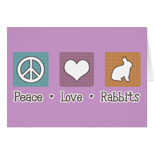 Lapins d'amour de paix