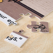 Lapins Dans Un Puzzle De Jigsaw Lineup (Côté)
