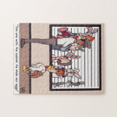 Lapins Dans Un Puzzle De Jigsaw Lineup (Horizontal)
