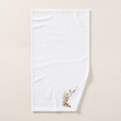 Lapins de Pâques, Canetons, Fleurs et Croix (Serviette à main)