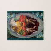 Lapins de Pâques et Puzzle de Poussin (Horizontal)