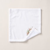 Lapins de Pâques, oeufs et fleurs (Gant de toilette)