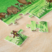 Lapins de pays mignons puzzle avec boîte cadeau (Côté)