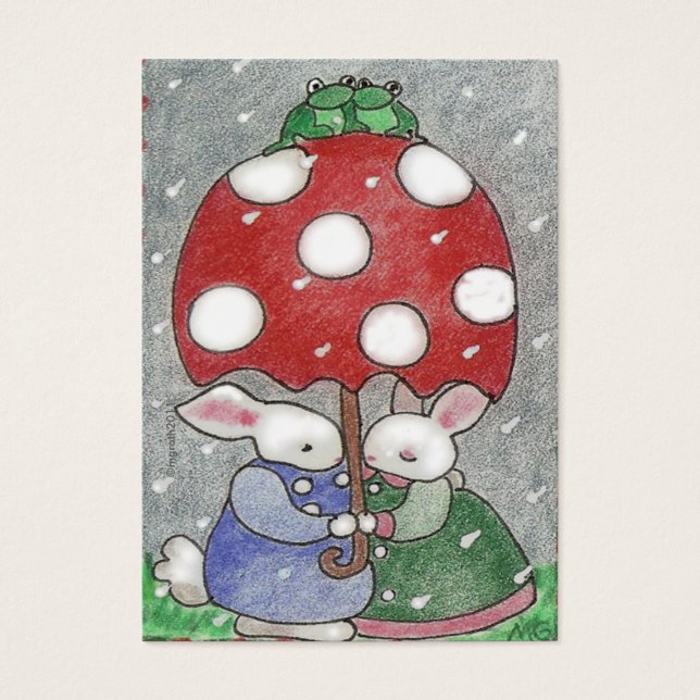 lapins de pluie minuscule valentine (Devant)