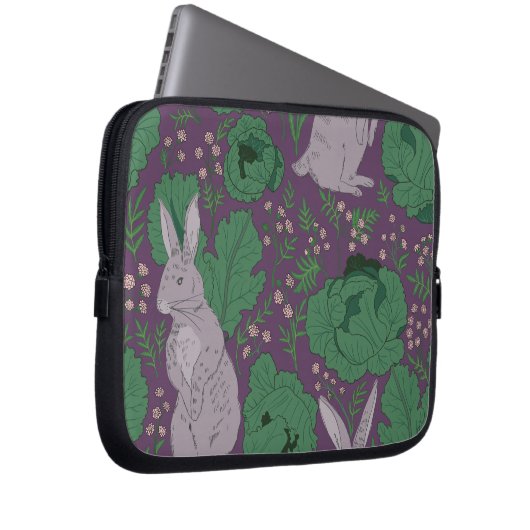 Lapins et cabines sac électronique violet (Devant droit)