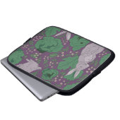 Lapins et cabines sac électronique violet (Devant bas)