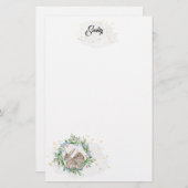 Lapins et étalons d'or papeterie (Devant / Derrière)