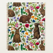 Lapins et fleur sauvage (Devant)