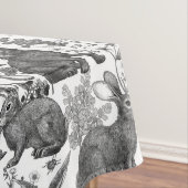 Lapins et flore boisée2 Nappe (In Situ)
