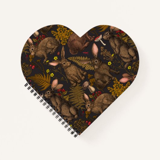 Lapins et flore boisée 3 Carnets (Devant)