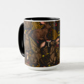 Lapins et flore boisée 3 Mug (Devant gauche)