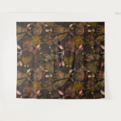 Lapins et flore boisée 3 Tapisserie (Devant (Horizontal))