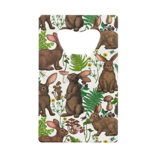 Lapins et flore boisée 4 (Devant)