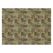 Lapins et flore boisée Nappe (Devant (Horizontal))