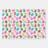 Lapins Et Oeufs Enveloppant Des Feuilles De Papier (Devant 3)