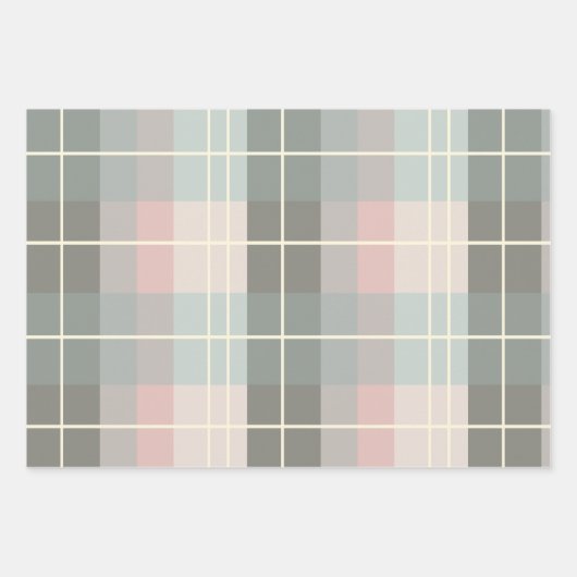 Lapins et ours Papier à envelopper Feuille plate E (Devant 2)