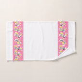 Lapins Floraux de Pâques (Serviette à main)