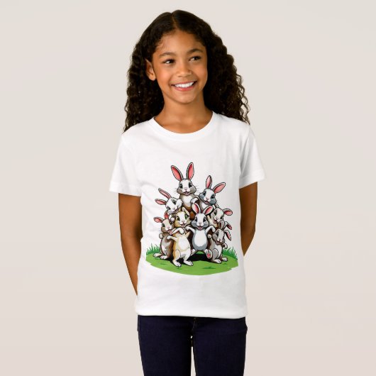 Lapins Joueurs Leapfrog T-Shirt Design (Devant entier)